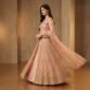 luxury-organza-flared-maxi-gown-peach-1000-side
