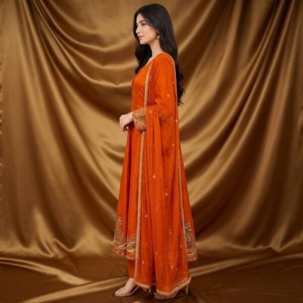 pure-raw-silk-3-piece-trouser-suit-rust-1000-side pure-raw-silk-3-piece-trouser-suit-rust-1000-side