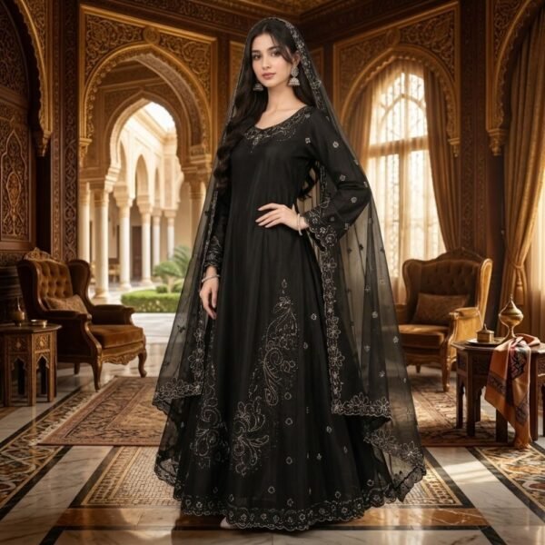pure-raw-silk-flared-maxi-black-1000-side pure-raw-silk-flared-maxi-black-1000-side