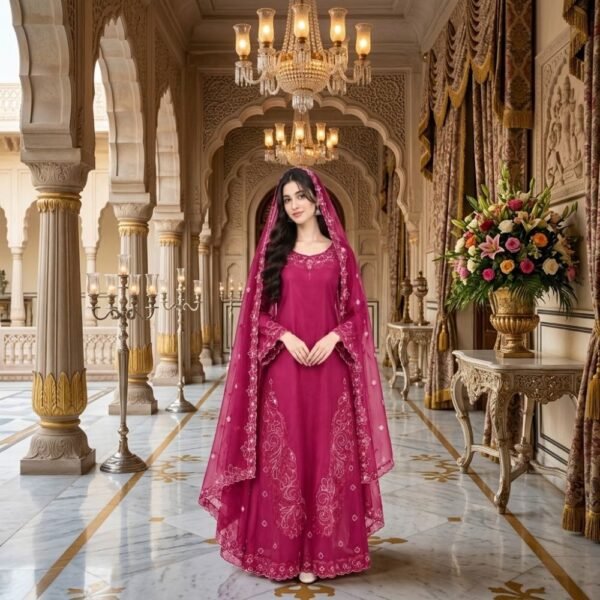 pure-raw-silk-flared-maxi-maroon-1000-front pure-raw-silk-flared-maxi-maroon-1000-front