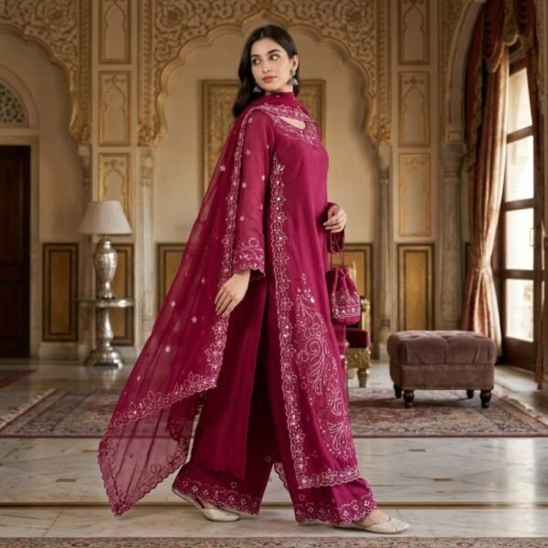 pure-raw-silk-flared-maxi-maroon-1000-side pure-raw-silk-flared-maxi-maroon-1000-side